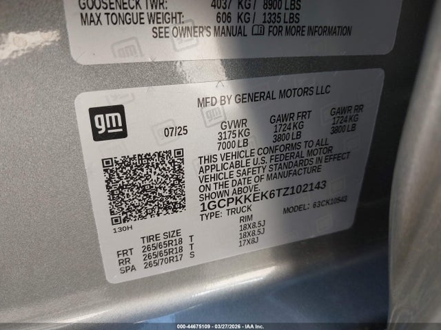 CHEVROLET SILVERADO 1500 4WD SHORT BED LT WITH 2FL - 9