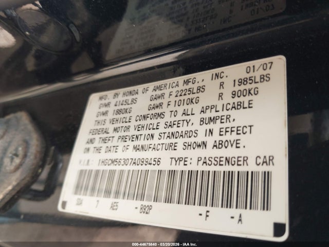 HONDA ACCORD 2.4 SE - 9