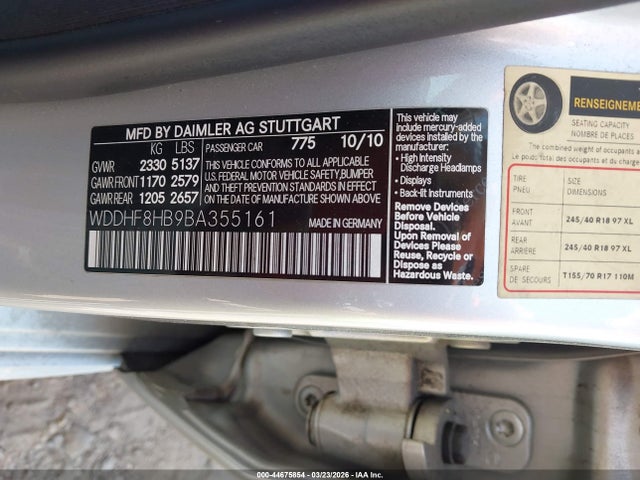 MERCEDES-BENZ E-CLASS - 9