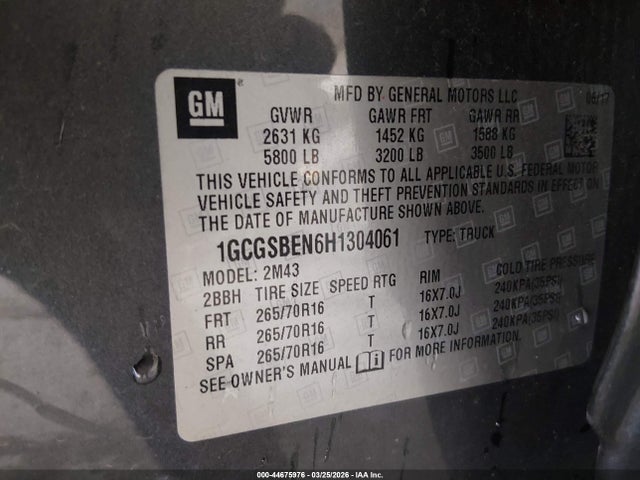 CHEVROLET COLORADO - 9