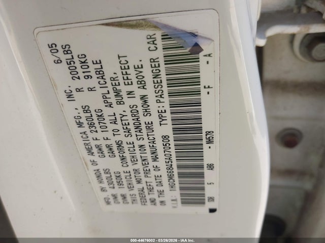 HONDA ACCORD 3.0 EX - 9