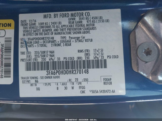 FORD FUSION SE - 9