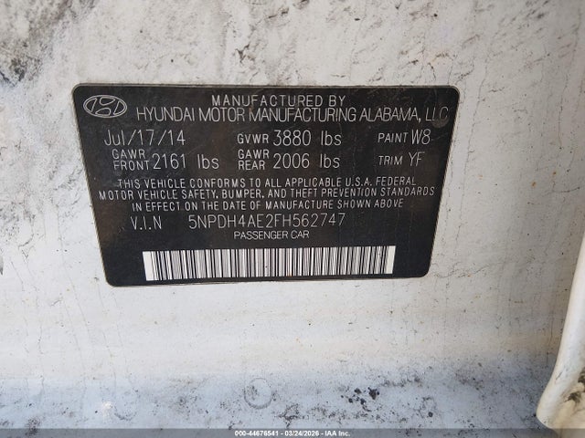 HYUNDAI ELANTRA SE - 9