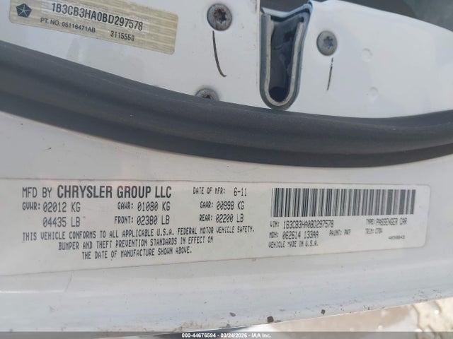 DODGE CALIBER MAINSTREET - 9