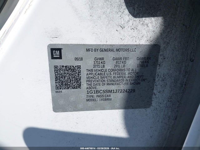 CHEVROLET CRUZE LS AUTO - 9