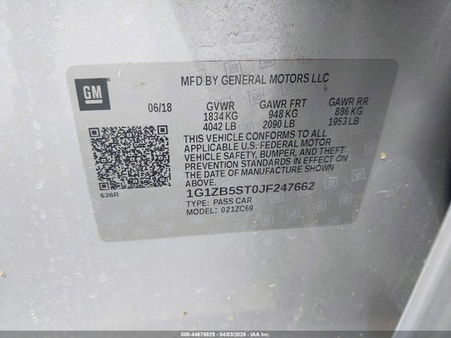 CHEVROLET MALIBU 1LS - 9