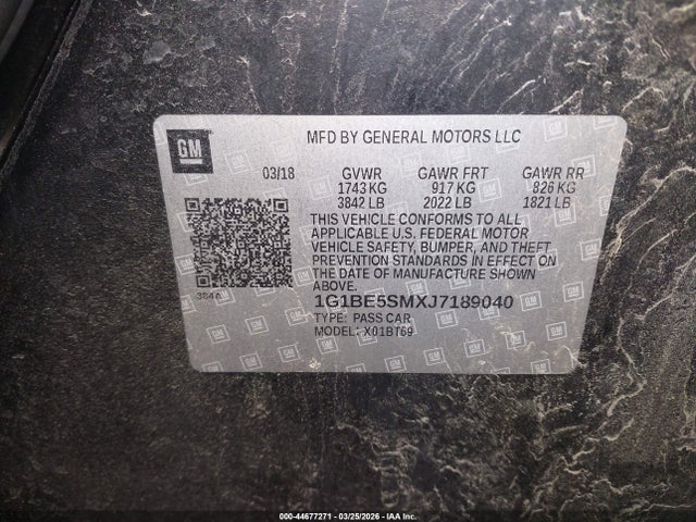 CHEVROLET CRUZE LT AUTO - 9