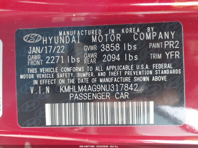 HYUNDAI ELANTRA SEL - 9