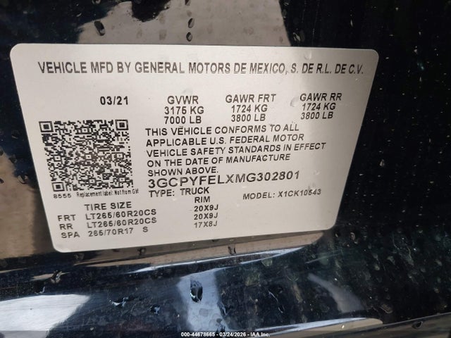 CHEVROLET SILVERADO 1500 4WD SHORT BED LT TRAIL BOSS - 9