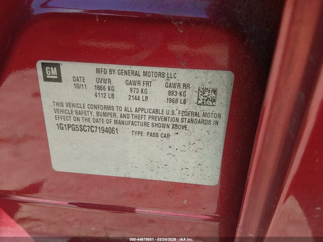 CHEVROLET CRUZE 2LT - 9