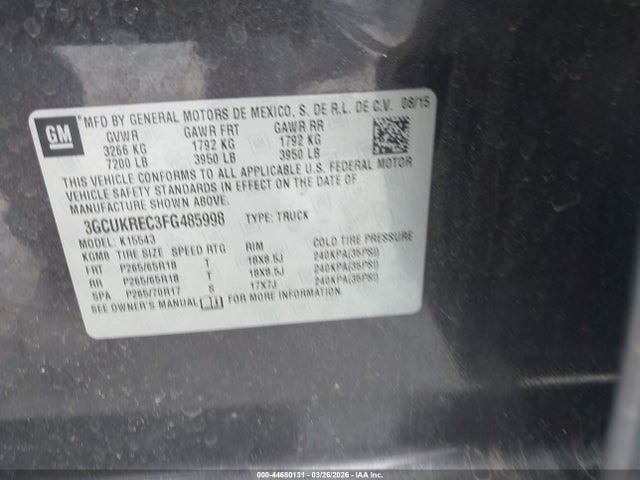 CHEVROLET SILVERADO 1500 2LT - 9