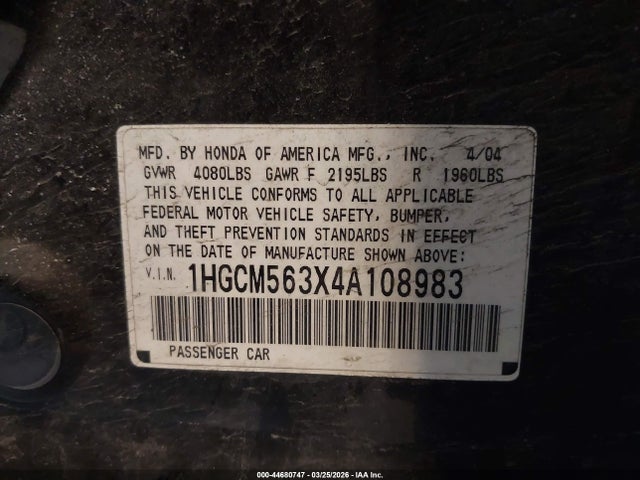 HONDA ACCORD 2.4 LX - 9