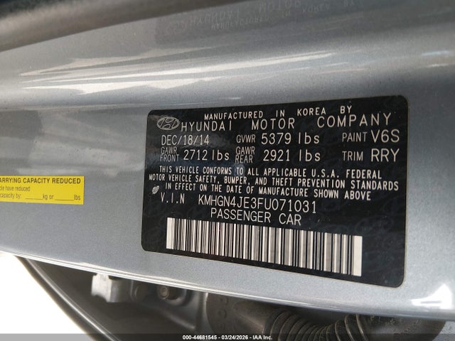 HYUNDAI GENESIS 3.8 - 9