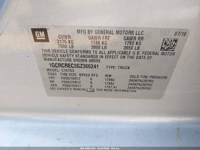 CHEVROLET SILVERADO 1500 1LT - 9