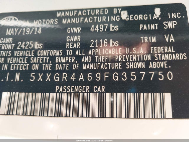 KIA OPTIMA SX TURBO - 9