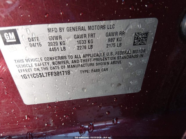 CHEVROLET MALIBU 1LT - 9