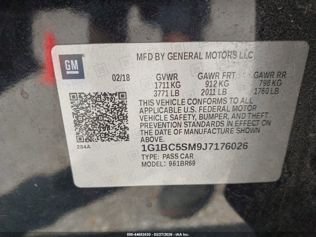 CHEVROLET CRUZE LS AUTO - 9