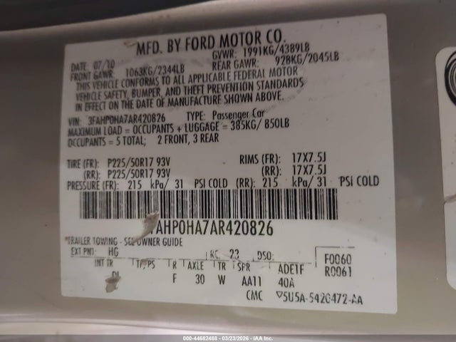 FORD FUSION SE - 9