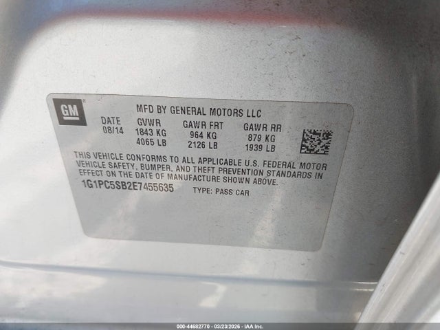 CHEVROLET CRUZE 1LT AUTO - 9