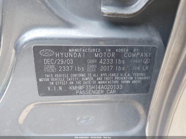 HYUNDAI SONATA GLS/LX - 9