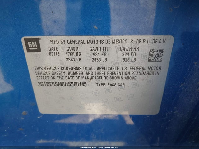 CHEVROLET CRUZE LT AUTO - 9