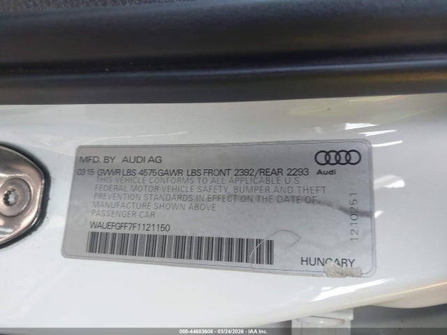 2015 AUDI A3 2.0T PREMIUM — фото 9