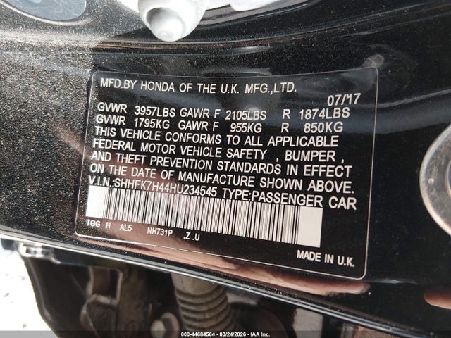 HONDA CIVIC SPORT - 9