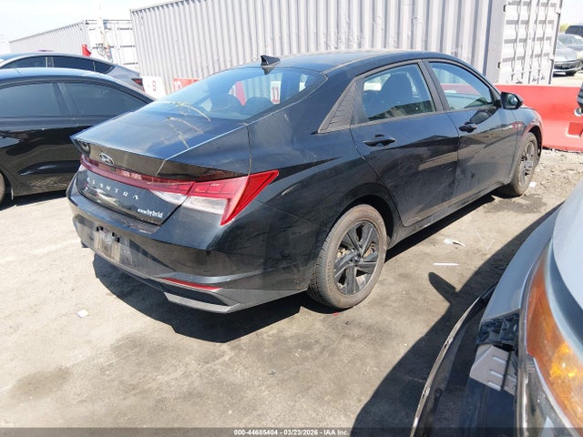 HYUNDAI ELANTRA HYBRID BLUE - 4