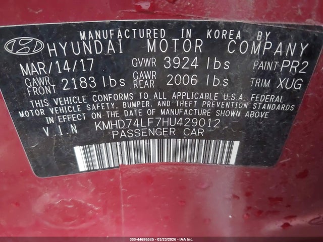 HYUNDAI ELANTRA SE - 9