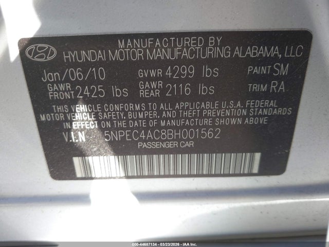 HYUNDAI SONATA LTD - 9