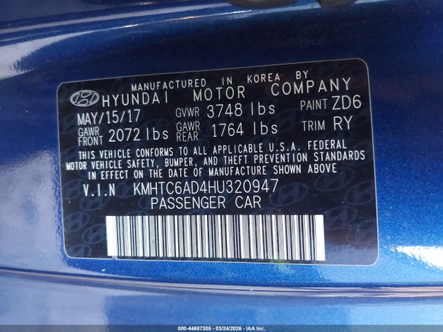 HYUNDAI VELOSTER VALUE EDITION - 9