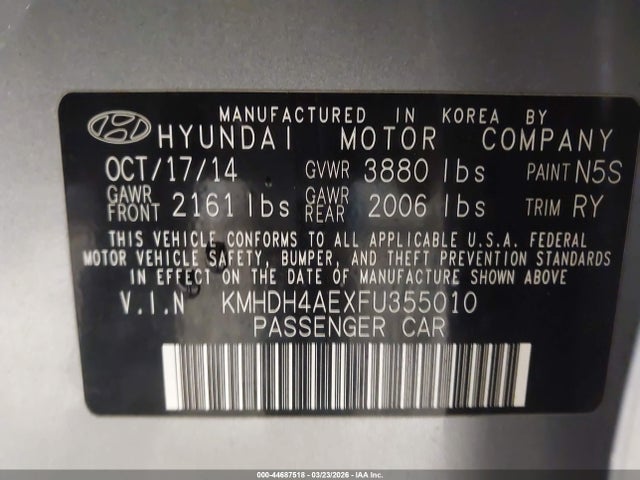 HYUNDAI ELANTRA SE - 9