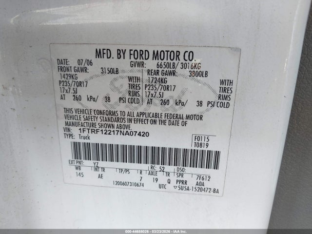 FORD F-150 STX/XL/XLT - 9