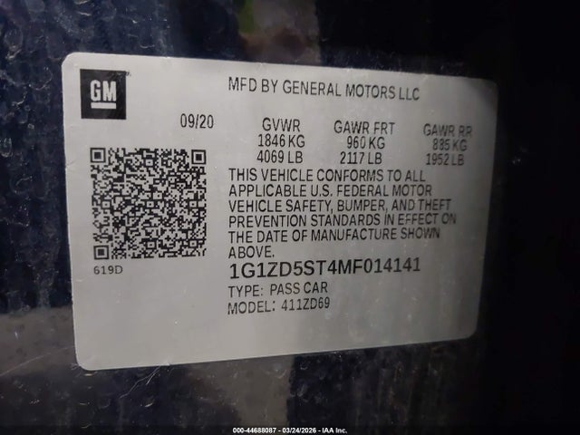 CHEVROLET MALIBU FWD LT - 9