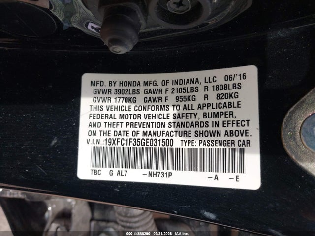 HONDA CIVIC EX-T - 9