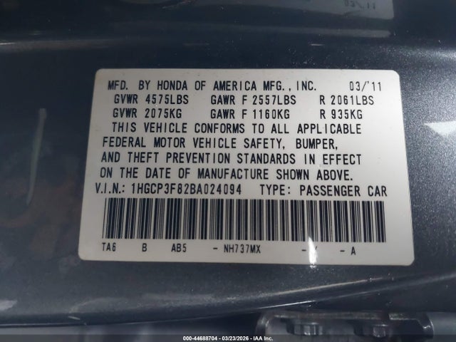 HONDA ACCORD 3.5 EX-L - 9