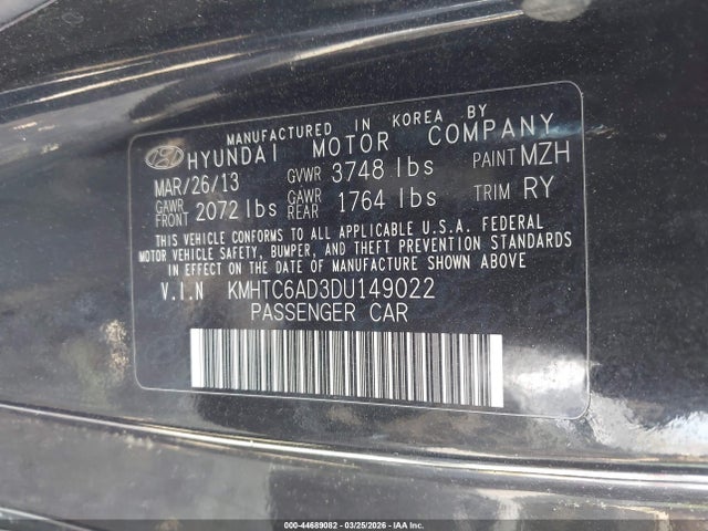 HYUNDAI VELOSTER BASE W/GRAY - 9