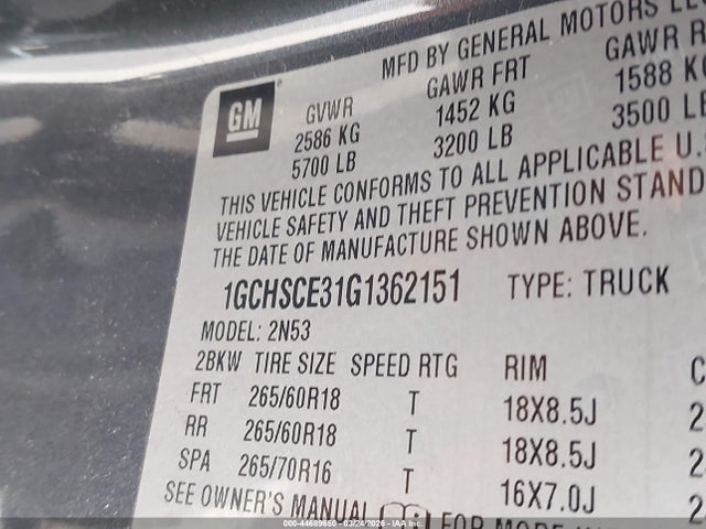 CHEVROLET COLORADO LT - 9