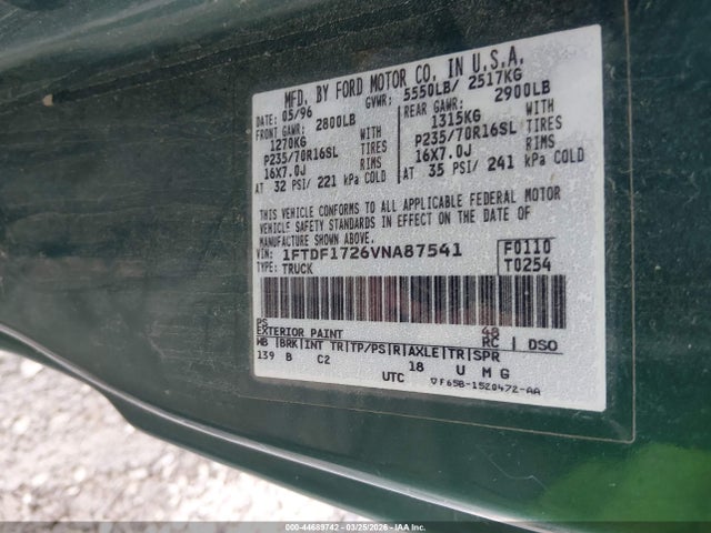 FORD F-150 STANDARD/XL/XLT - 9