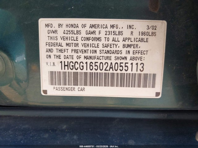 HONDA ACCORD 3.0 EX - 9