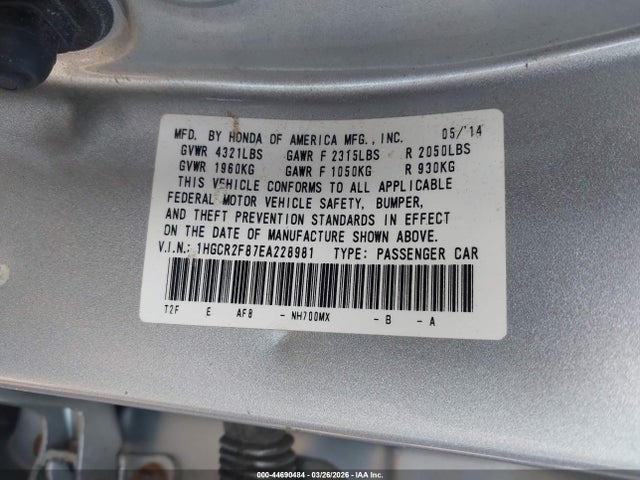 HONDA ACCORD EX-L - 9