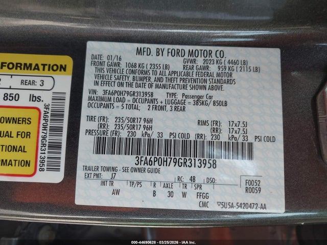 FORD FUSION SE - 9