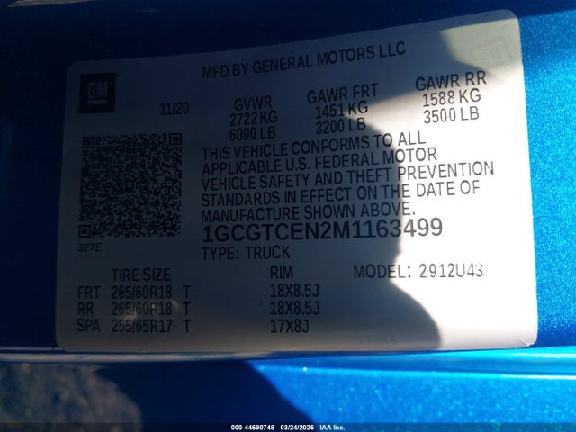 CHEVROLET COLORADO 4WD LONG BOX LT - 9