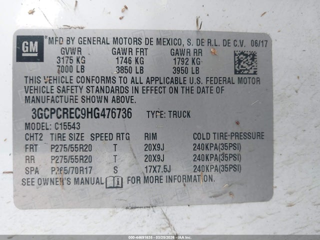 CHEVROLET SILVERADO 1500 1LT - 9