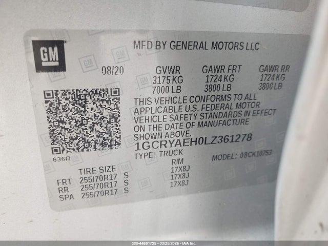 CHEVROLET SILVERADO 1500 4WD STANDARD BED WT - 9