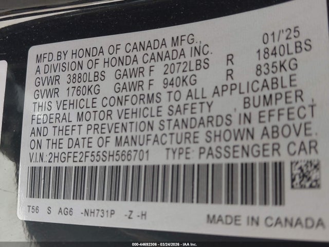 HONDA CIVIC SPORT - 9