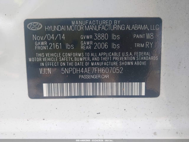 HYUNDAI ELANTRA SE - 9