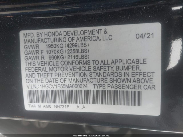 HONDA ACCORD EX-L - 9