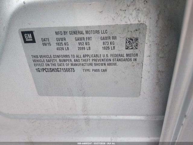 CHEVROLET CRUZE LIMITED LS AUTO - 9