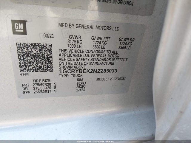 CHEVROLET SILVERADO 1500 4WD STANDARD BED CUSTOM - 9